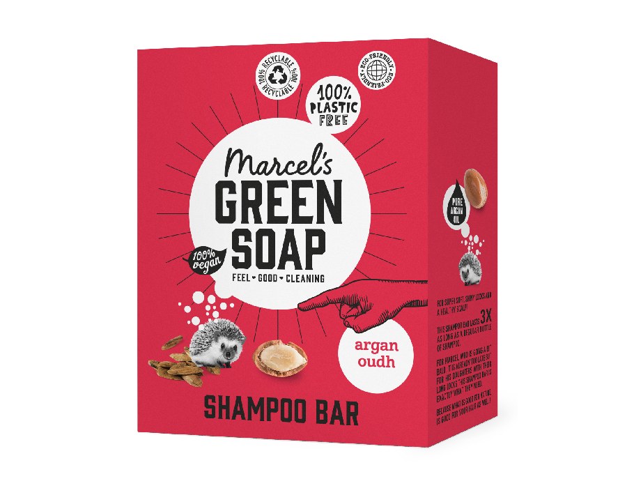 Marcels Green Soap Shampoo Bar - Argan Oudh - 90g