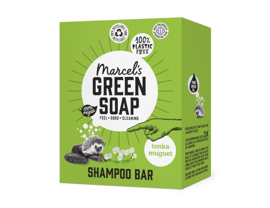 Marcels Green Soap Shampoo Bar - Tonka Muguet - 90gr