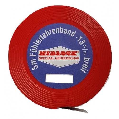 Midlock voelerlint 0.04mm op rol (5mtr)