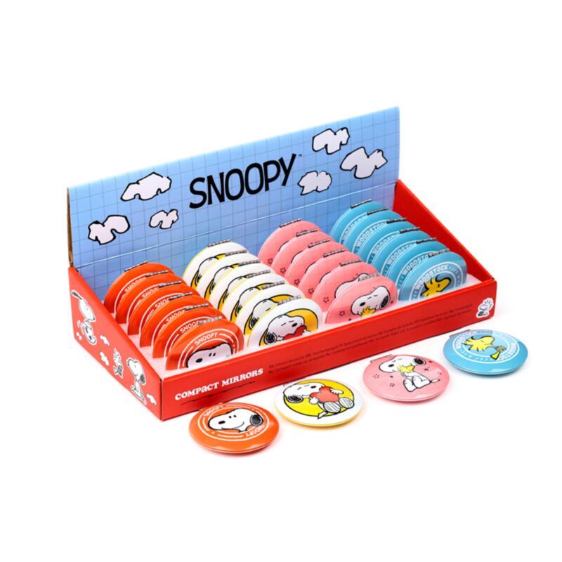Union Peanuts Snoopy Woodstock kompakter Schminkspiegel –