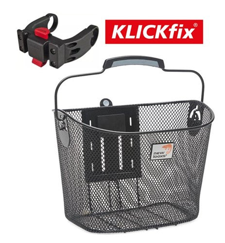 Newlooxs New Looxs Basket Tuscany KF Schwarz + Klickfix E-Bike