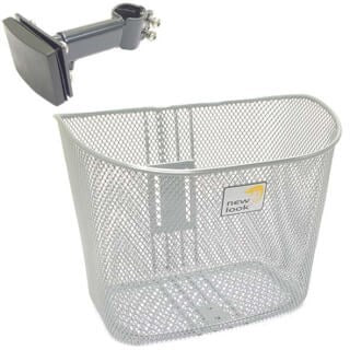 Fahrradkorb Tuskana für 19 Liter Silber