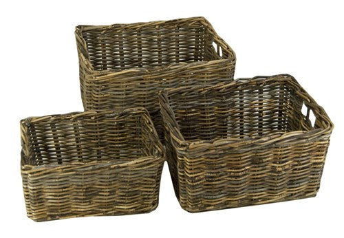 Korb von Dren V-Alter 45x35x25 braun