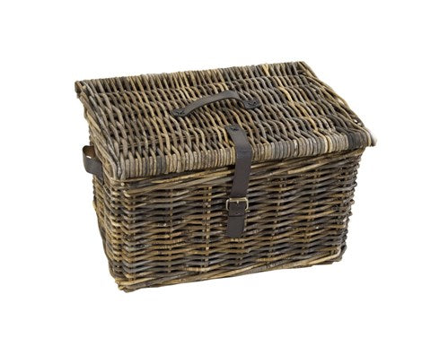 Dr Wicker V-Ager Korb l braun mit Deckel 43x33x23