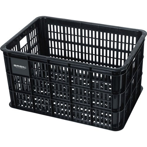 Basil Fahrradkiste L – groß – 40 Liter – schwarz