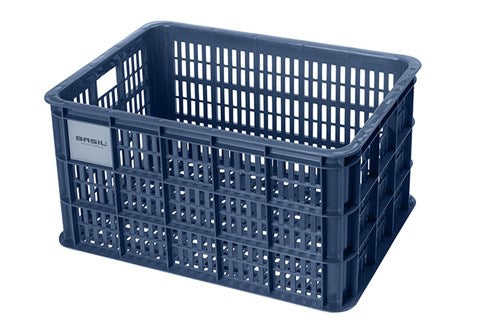Basilikum fietslat l - groß - 40 Liter - blau