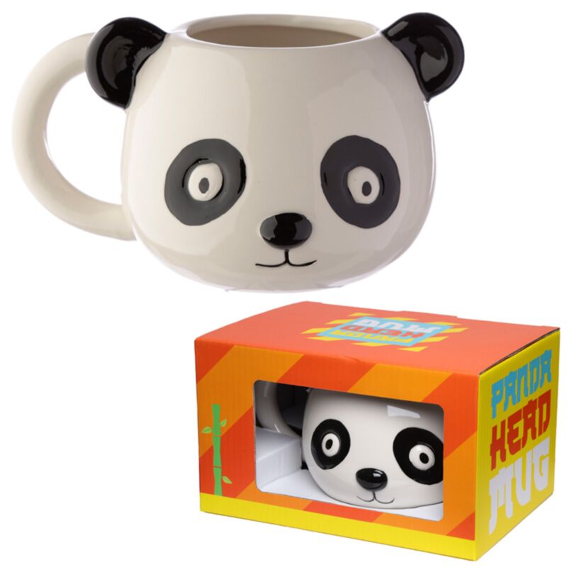 Adoramals Panda-förmige Keramiktasse