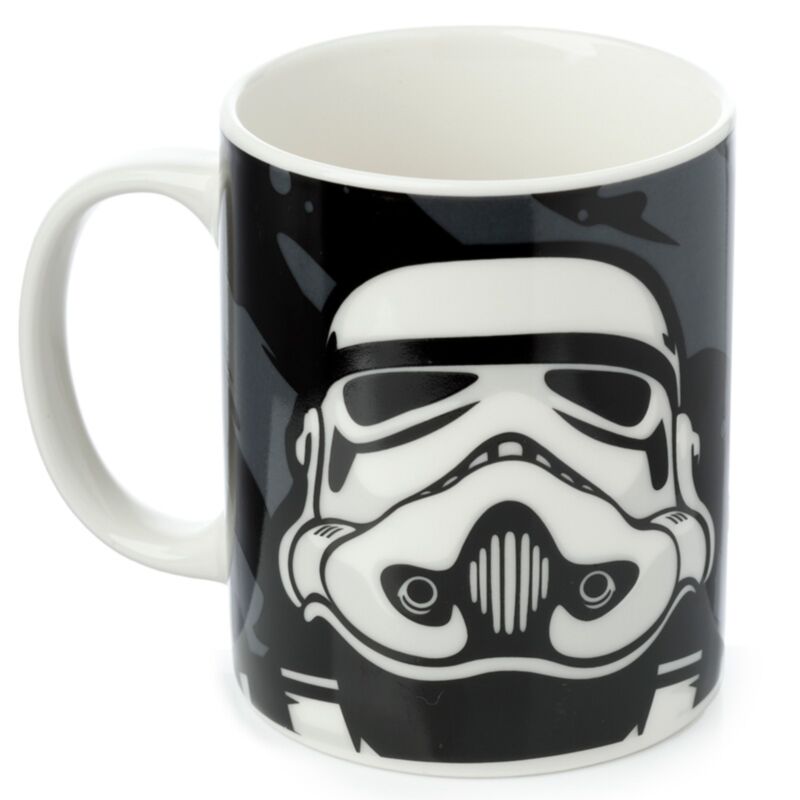 Der originale Stormtrooper-Becher aus schwarzem Porzellan