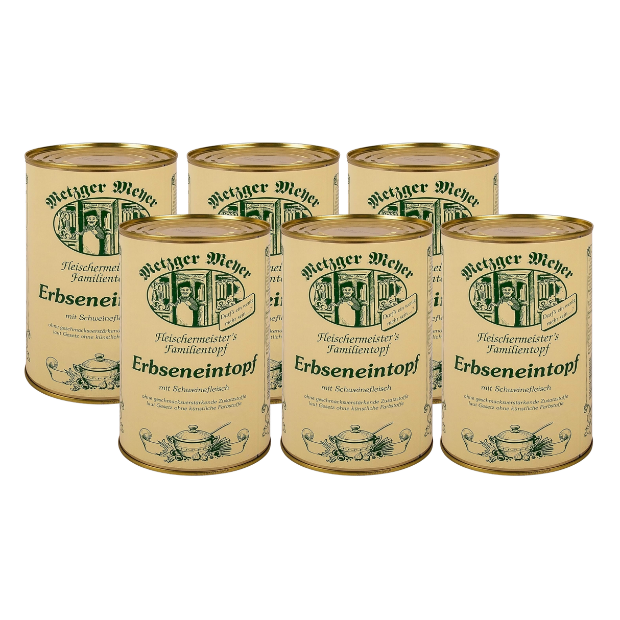 Metzger meyer erbseneintopf (6x 1.2 liter)