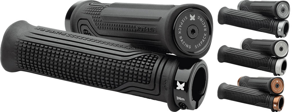 Sixpack racing millenium al handles | black raw