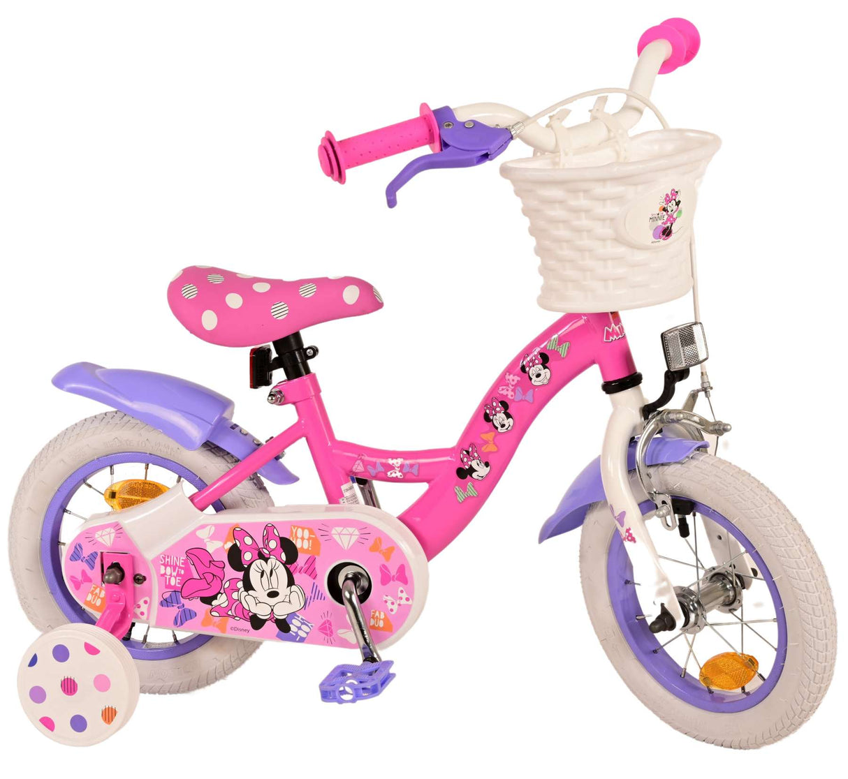 Minnie süßest aller Zeiten! Kinderfahrrad - Mädchen - 12 Zoll - Pink
