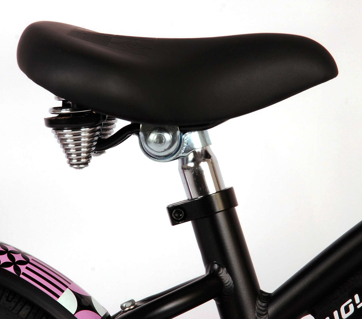 Volare Miracle Children's Bicycle - Mädchen - 14 Zoll - Matt Black - Prime Collection