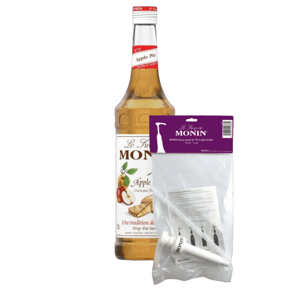 Monin Sirup Apfelkuchen (70 cl) + Siruppumpe (10 ml)