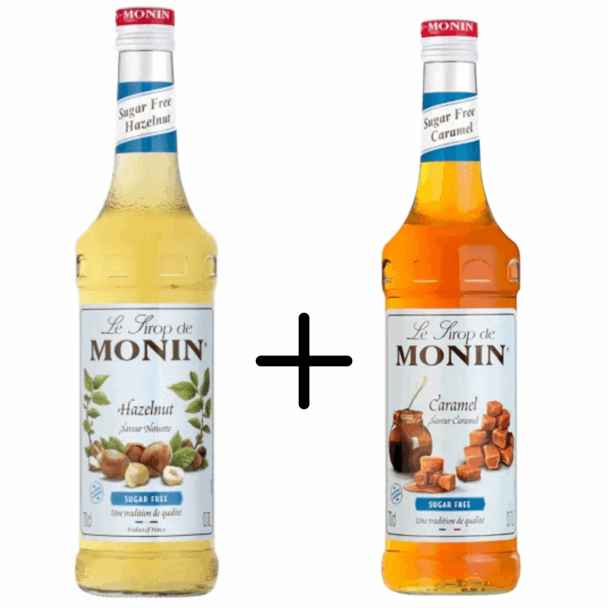 Moninsirup Haselnuss zuckerfrei + Karamell zuckerfrei