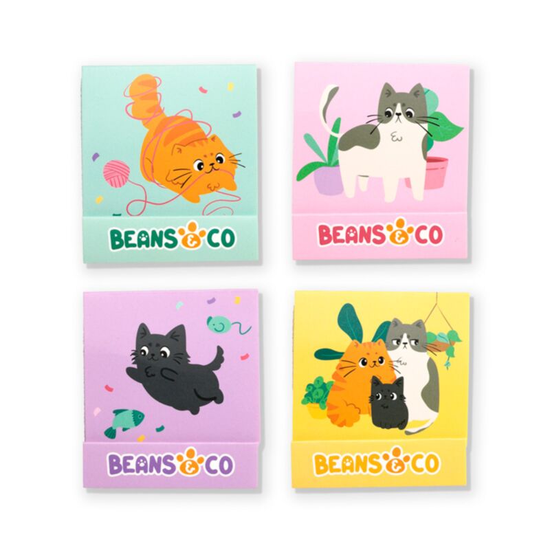 Beans Co Cats Matchbook Nagelfeile