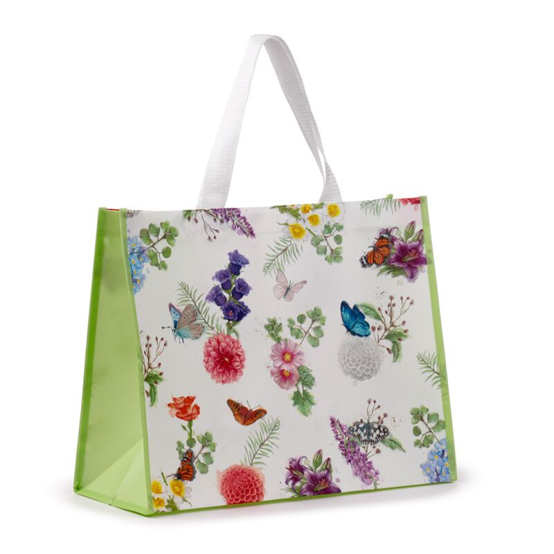 Nachhaltige Einkaufstasche „Butterfly Meadows Butterfly“.