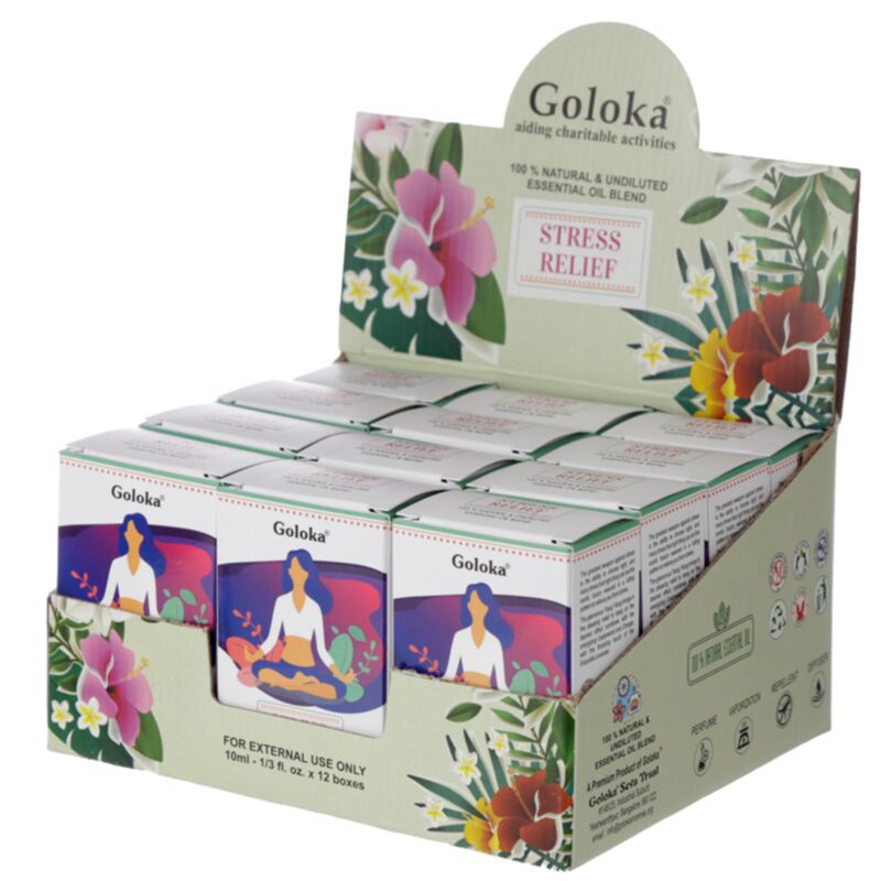 Stress abbauen – Goloka ätherische Ölmischung 10 ml