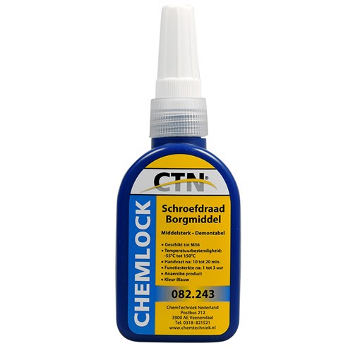 Loctite CTN 243 Borgic Agent Blue Middelsterk 50 ml
