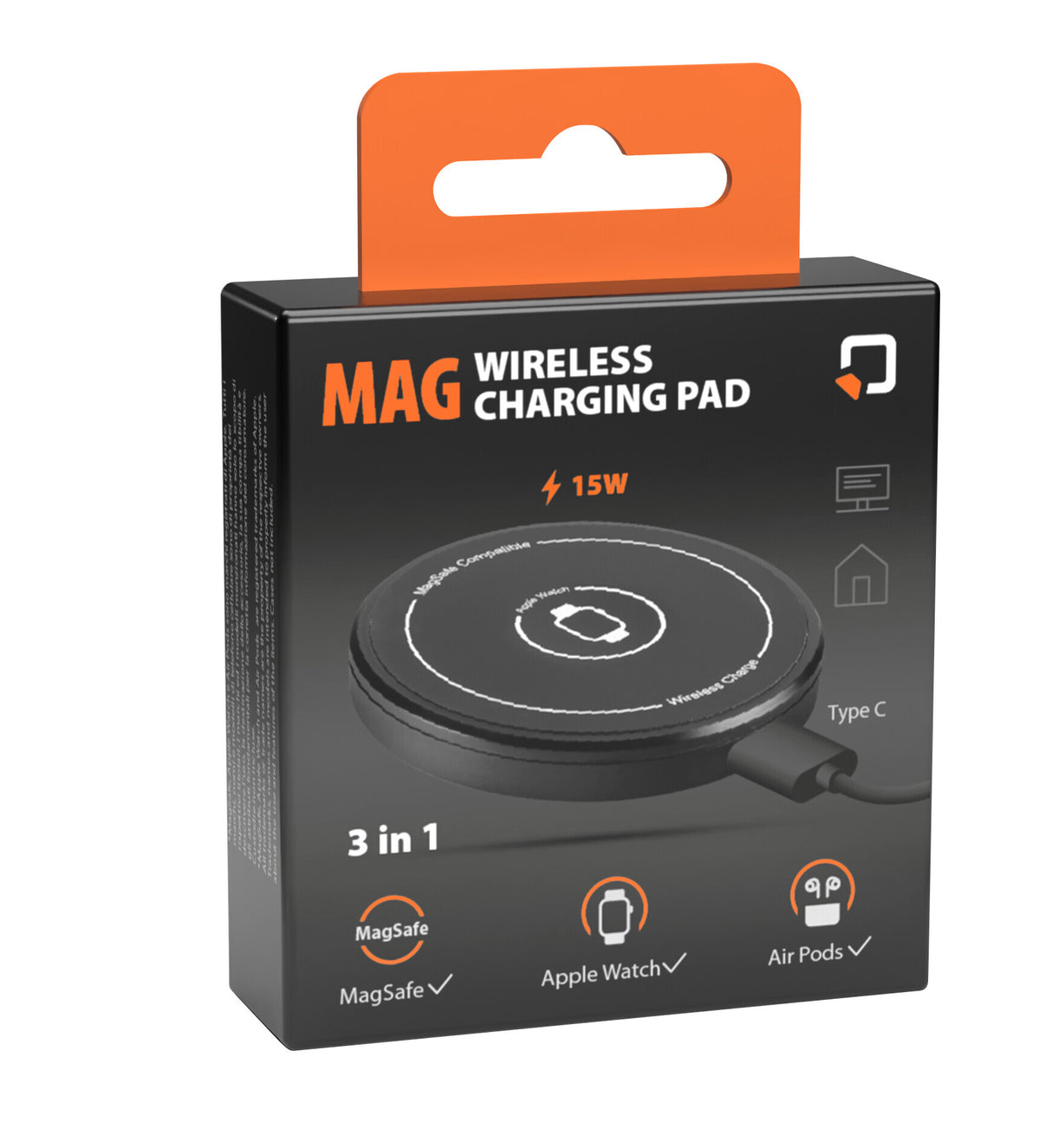 Optiline Mag, 3-in-1 magnetisches kabelloses Ladegerät