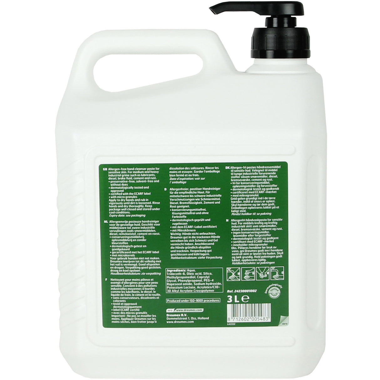 Dreumex Handreinigungspaste Sensitiv 3l