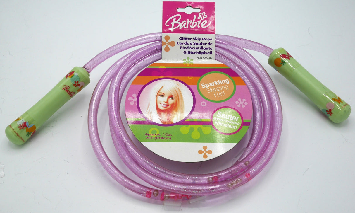 Van der Doelen Barbie Springseil 214 cm lang mit Glitzerseil aus Kunststoff