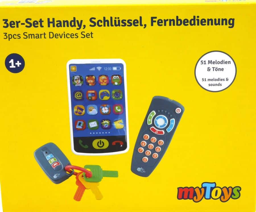 Playgo – 3in1-Tablet, Fernbedienung und Schlüsselanhänger mit Sound