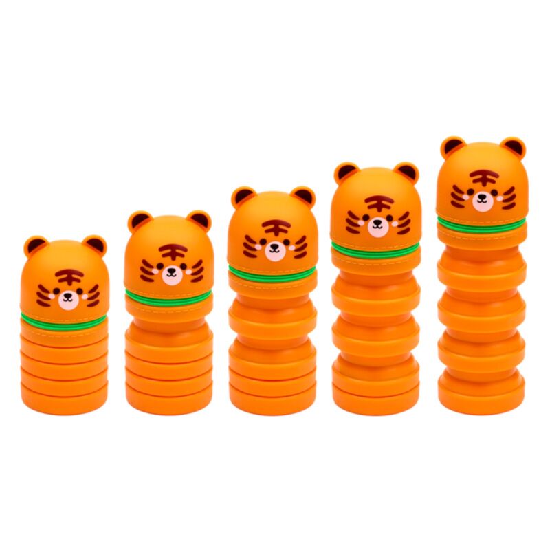 Adoramals Tiger-Pop-Up-Federmäppchen aus Silikon