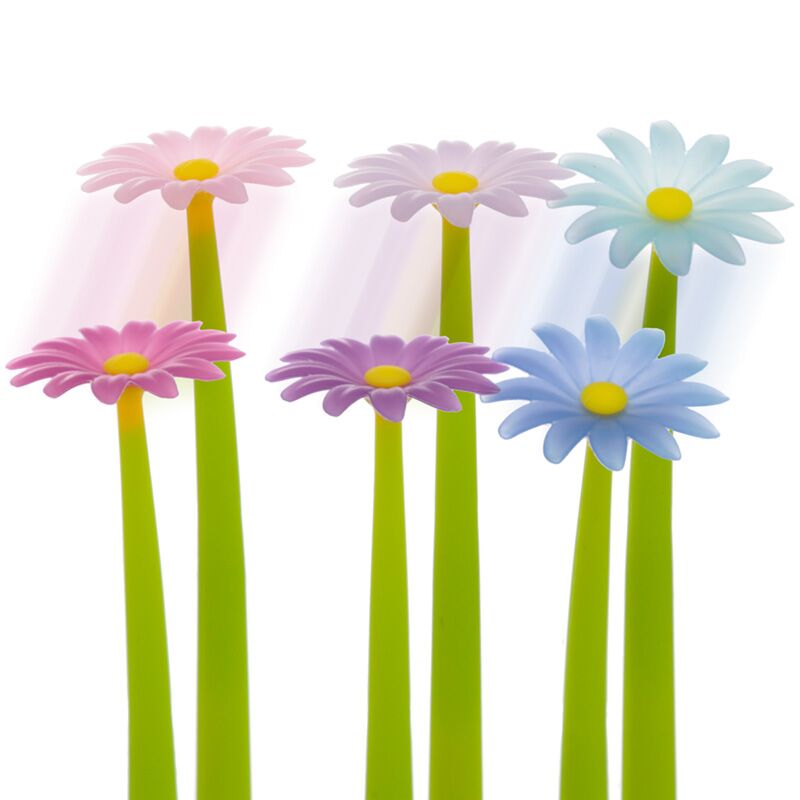 UV-Farbwechsel-Gänseblümchen-Fineliner-Stift – Schwarz