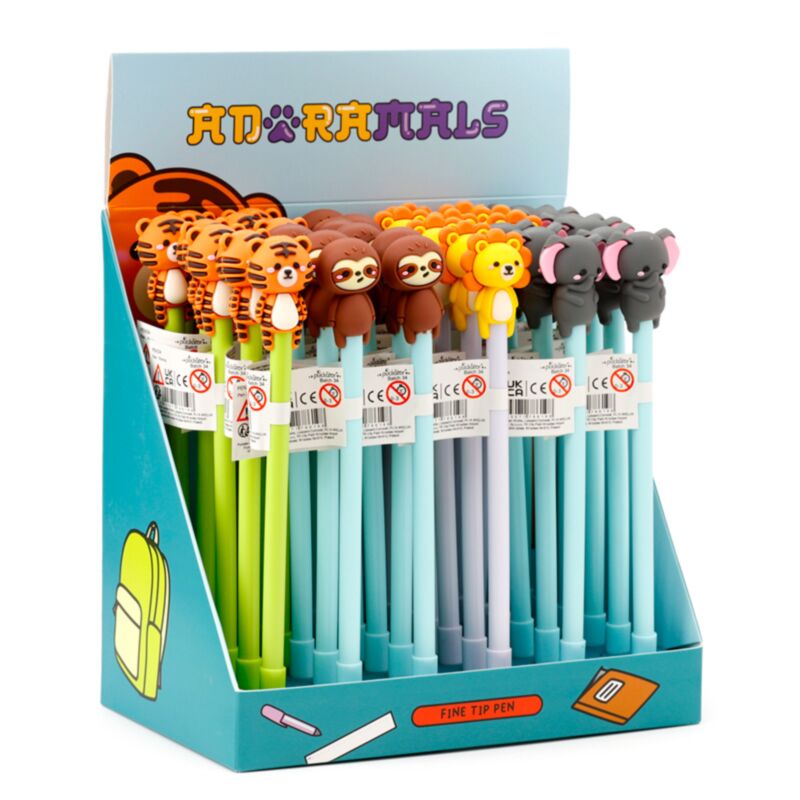 Adoramals Wildtiere Fineliner-Stift – Schwarz