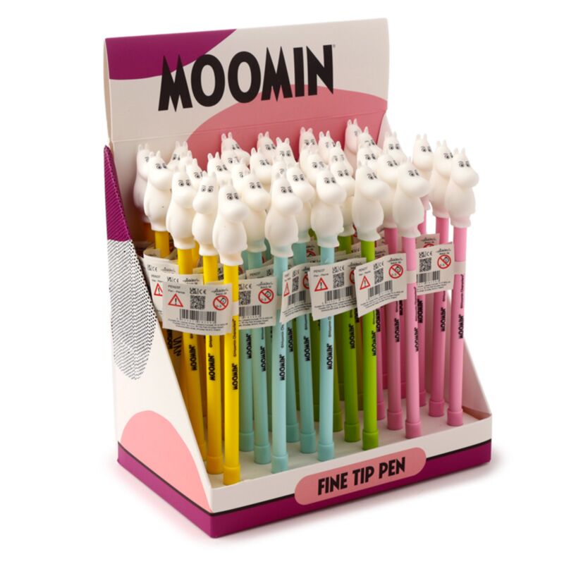 Feiner Mumin-Schreibstift – schwarz