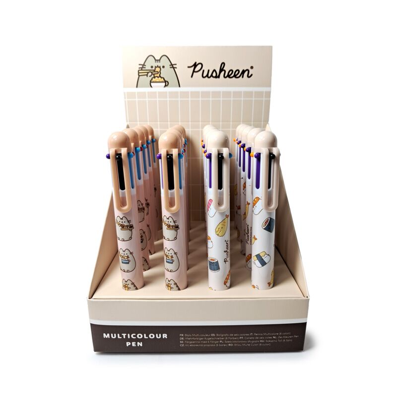 Union Pusheen The Cat Sushi Club Mehrfarbenstift (6 Farben)