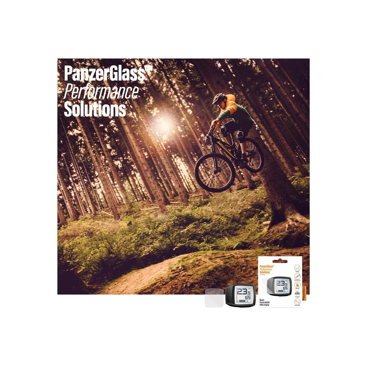 Panzerglas Displayschutzfolie Bosch Intuvia Bui 210 Antireflexion
