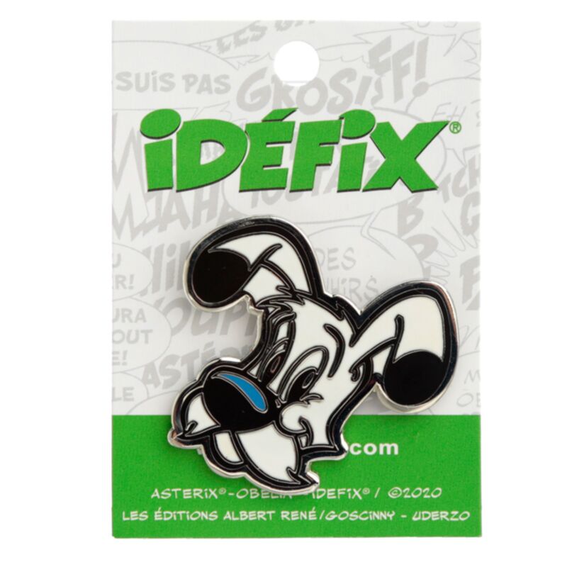 Asterix-Sammlung Idefix (Dogmatrix) Emaille-Knopfabzeichen