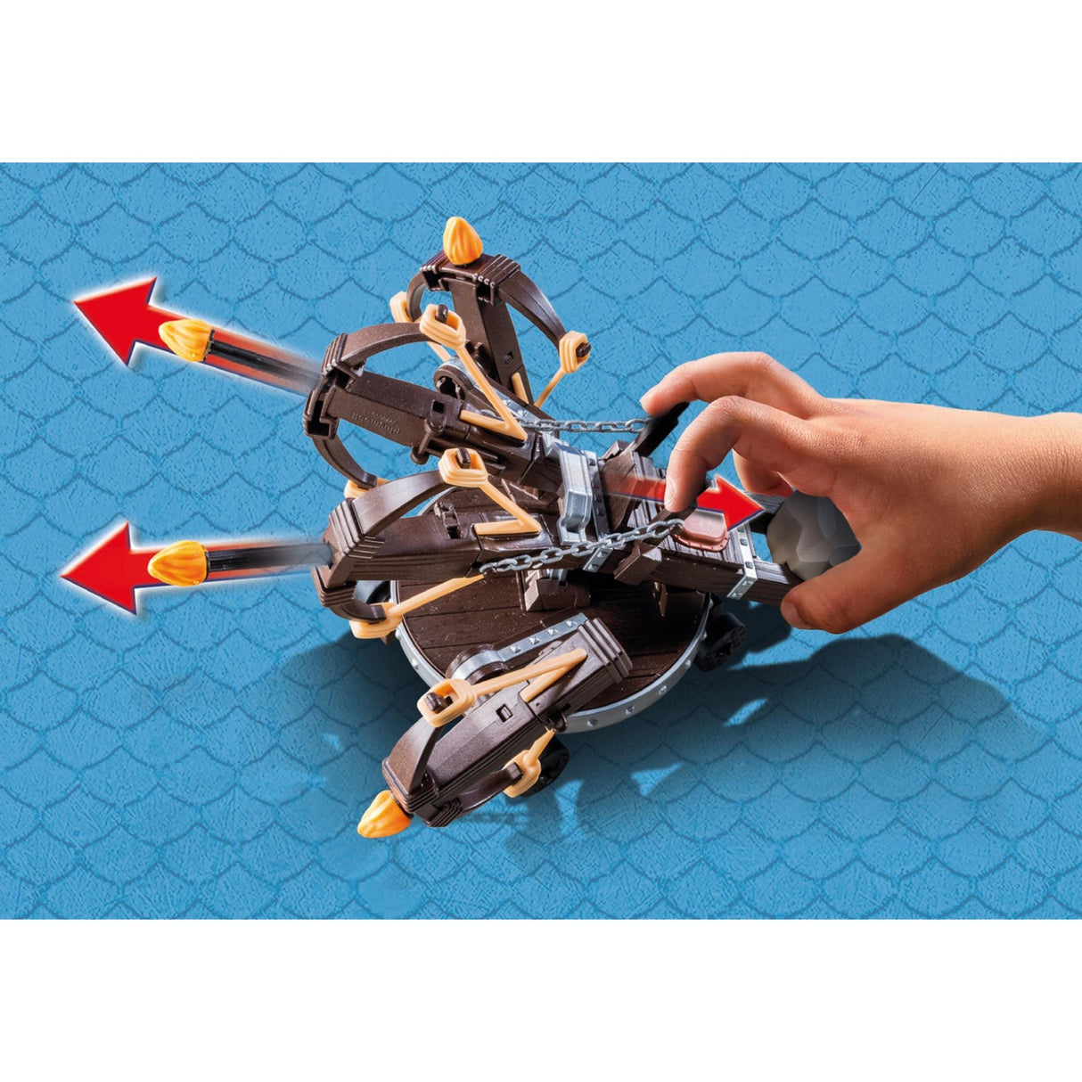 Playmobil -Drachen Eret mit vier Fach Ballisten