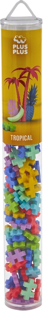 Plus Plus Tube Tropical Plus-Plus: 100 Stück (4264)