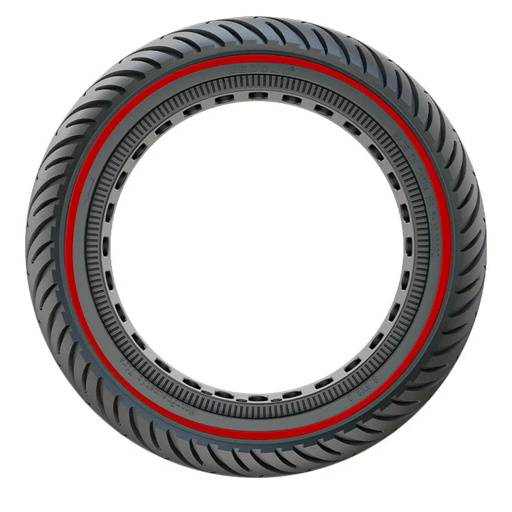 Pro-Mounts Reifen solide 8 1 2 schwarz rote Linie