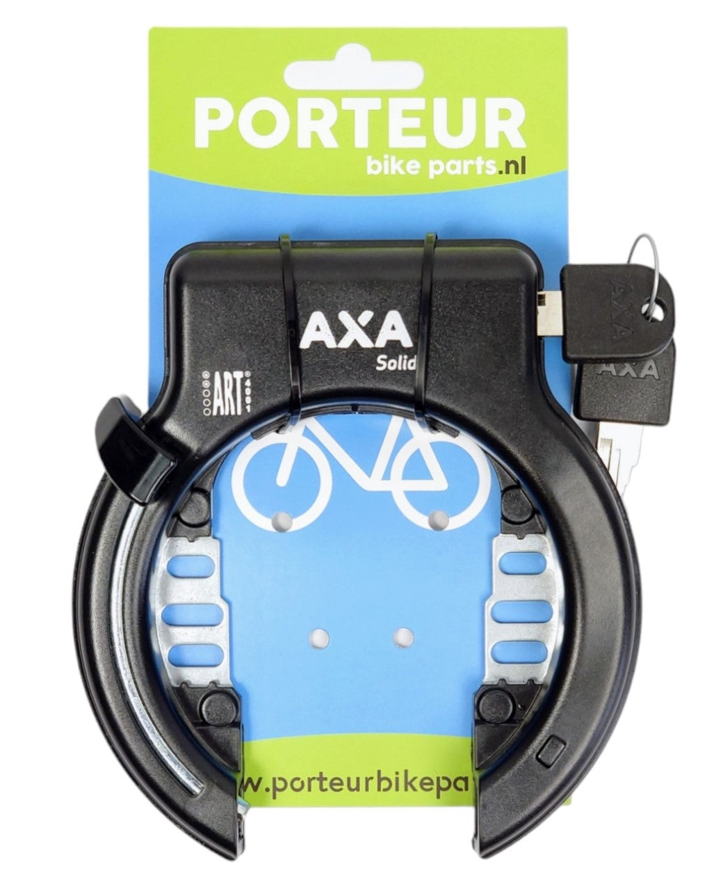 Porteur-Schloss Porteur-Ringschloss massiv schwarz