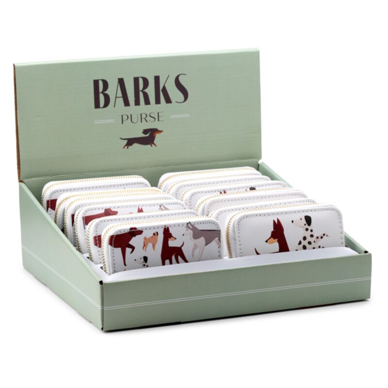 Runde Geldbörse mit Reißverschluss von Barks Dog – klein