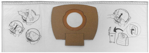 Makita Zubehör Filter-Staubbeutel für Makita-Modell: VC2010L und VC2512L – P-72899