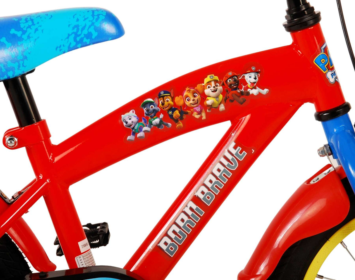 PAW Patrol Kinderbike - Jungen - 14 Zoll - Rotblau