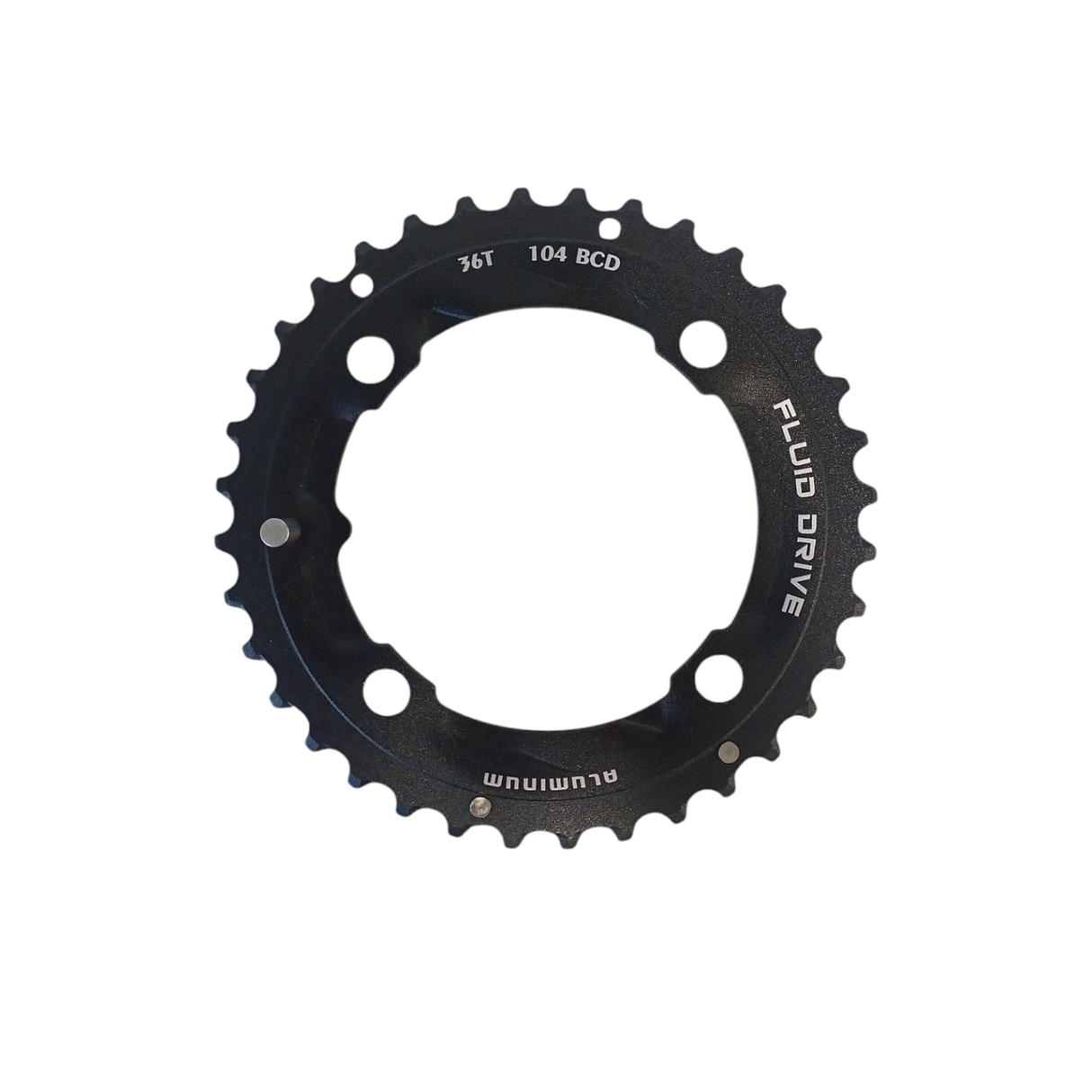 Sunrace 36t Kettenblatt CRMS660, BCD 104mm, schwarz