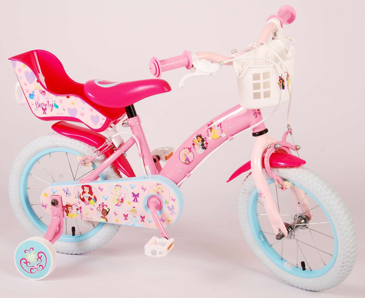 Disney Princess Kinderbike Girls 14 Zoll rosa zwei Handbremsen