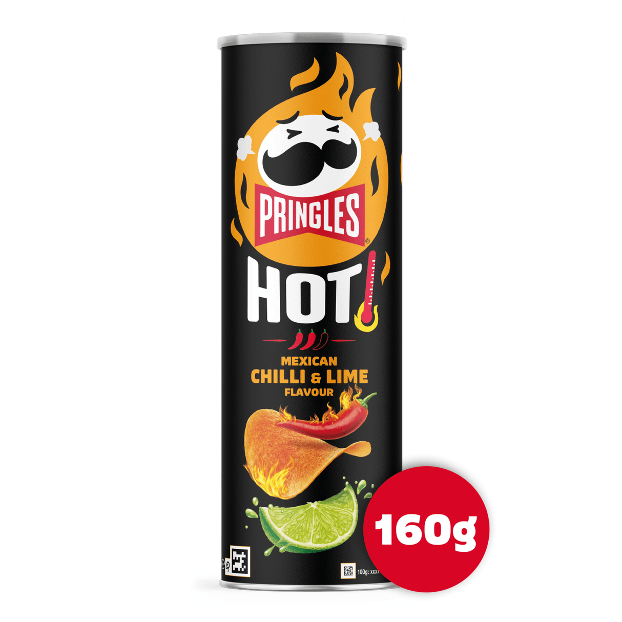 Pringles hot mexican chilli lime (19x 160gr)