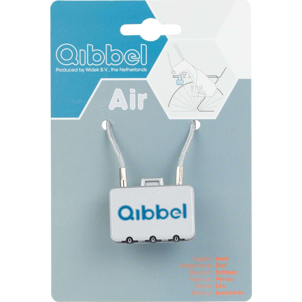 Qibbel Air Long Fahrradschloss – sicher und praktisch