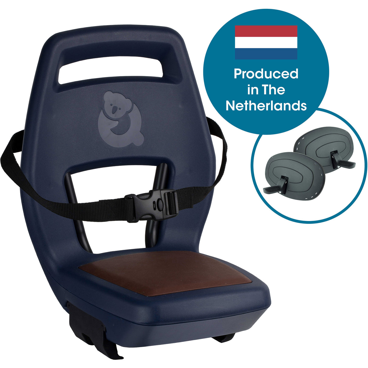 Qibbel Rücksitz Junior Blue Braun Kissen Q197 Q342