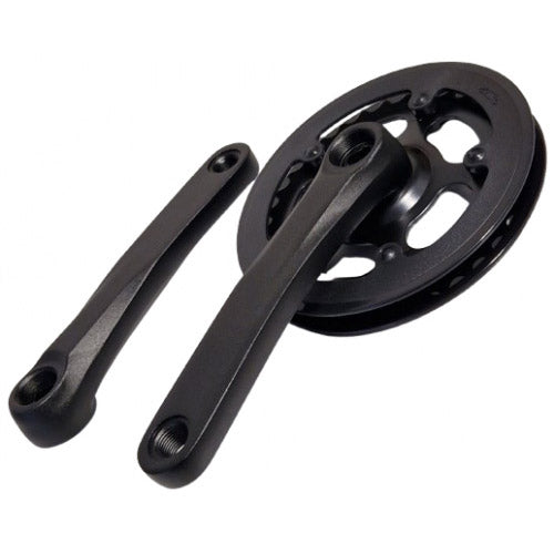 Lasco Kurbelgarnitur 32t 127mm doppelte Schutzkante schwarz