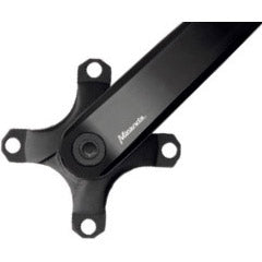Miranda Delta Kurbelgarnitur Z Leaf BCD104 Gates, 170 mm, mattschwarz