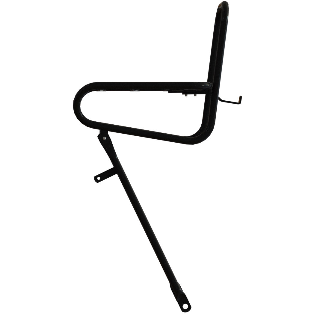 STECO -Vorderträger glatt 25 cm Kroonbout Matte Schwarz