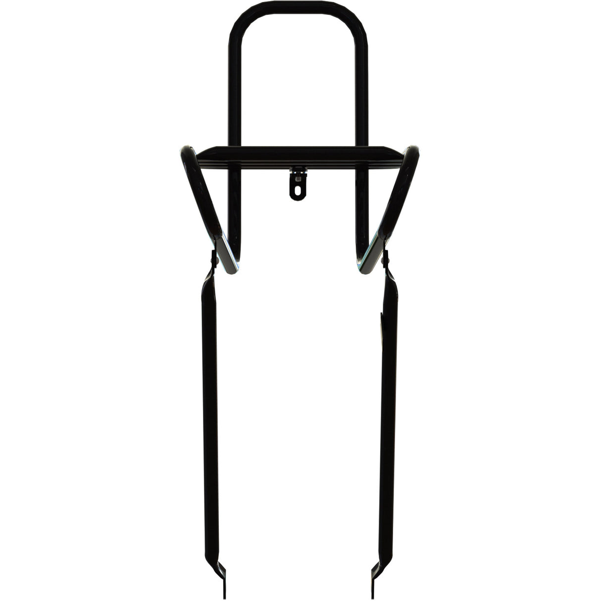 STECO -Vorderträger glatt 25 cm Kroonbout Matte Schwarz
