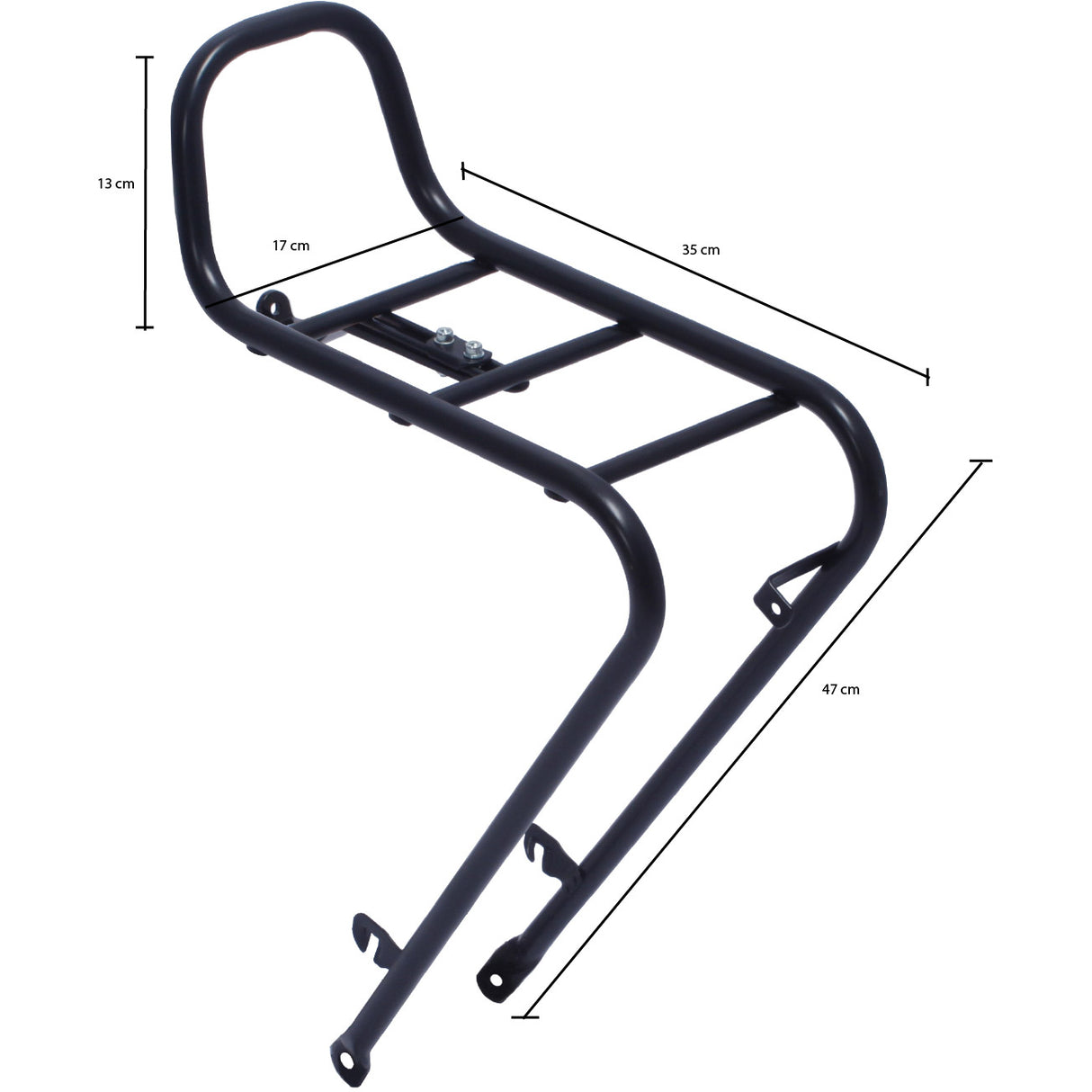 Vorderträger 28 STECO FLOW - MAT Black